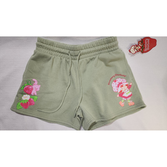 strawberry shortcake medium woman's jogger shorts - Picture 2 of 5